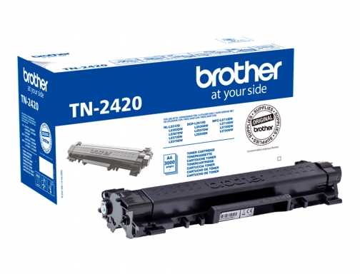 Toner Brother tn-2420 para DCP-l2510 2530 2550 hl-l2375 alta capacidad negro 3000 TN2420, imagen 2 mini