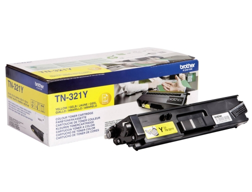 Toner Brother tn-321y hll8250cdn hll8350cdw amarillo 1500 pag TN321Y, imagen 2 mini