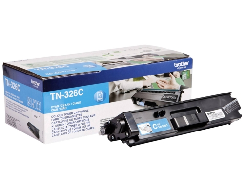 Toner Brother tn-326c hll8250cdn hll8350cdw alta capacidad cian 3500 pag TN326C, imagen 2 mini