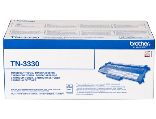 Toner Brother tn-3330 para impresoras hl-5440d 5450dn 5470dw 6180dw - 3.000 pag TN3330, imagen 2 mini