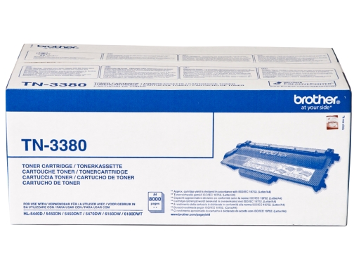 Toner Brother tn-3380 para impresoras hl-5440d 5450dn 5470dw 6180dw 8000 pag TN3380, imagen 2 mini