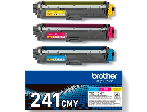 Toner Brother TN241CMY hl3140 3170 3150 DCP9020 MFC9140 9330 9340 cian magenta, imagen 2 mini