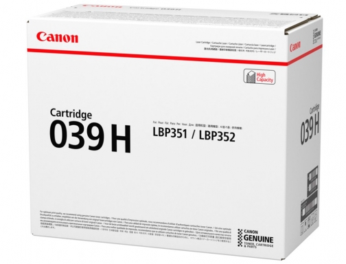 Toner Canon 039h isensys LBP351x LBP352x negro 0288C001, imagen 2 mini