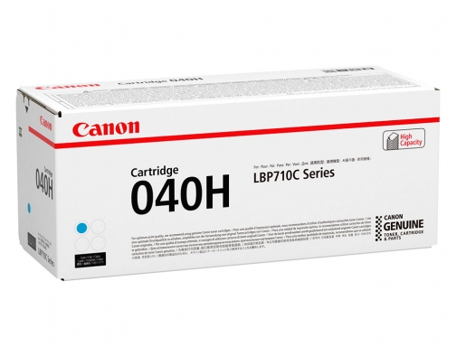 Toner Canon 040hc alta capacidad LBP710 LBP712 cian 0459C001, imagen 2 mini