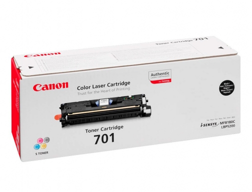 Toner Canon 701bk LBP5200 mf8100 mf8180 negro 9287A003, imagen 2 mini
