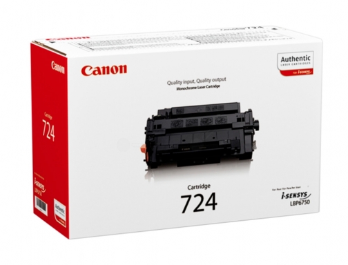 Toner Canon 724h LBP6750 LBP6780 negro 3482B011, imagen 2 mini