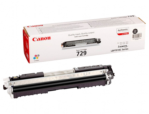 Toner Canon 729 bk i-sensys LBP7010c LBP7018c negro 1.200 pag 4370B002, imagen 2 mini