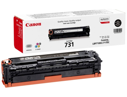 Toner Canon 731 bk i-sensys LBP7100cn LBP7110cw mf623cn mf628cw mf8230cn mf8280cw negro 6272B002, imagen 2 mini