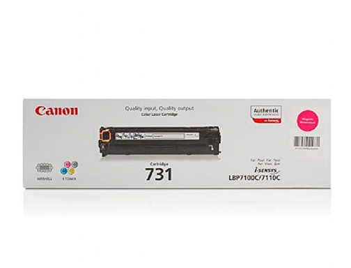 Toner Canon 731 m i-sensys LBP7100cn LBP7110cw mf623cn mf628cw mf8230cn mf8280cw magenta 6270B002, imagen 2 mini