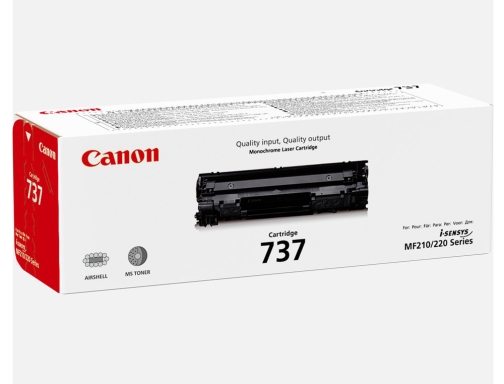 Toner Canon 737 negro LBP151dw mf 211 mf212w mf216n mf217w color 2400 9435B002, imagen 2 mini