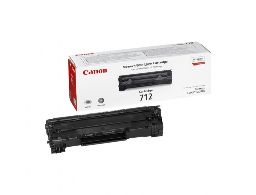 Toner Canon crg712 negro laser LBP3010 3100 1870B002, imagen 2 mini