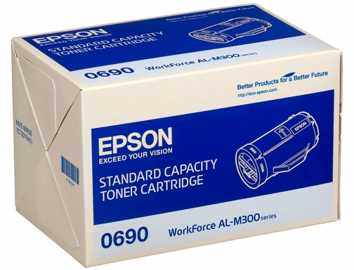 Toner Epson 0690 workforce al-m300 al-mx300 negro 2.700 pag C13S050690, imagen 2 mini
