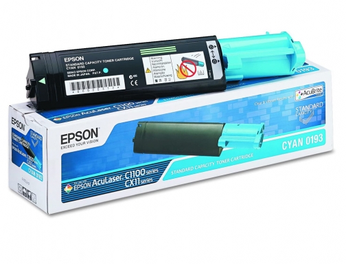 Toner Epson aculaser c1100 x11n cian -1500 pag- C13S050193, imagen 2 mini