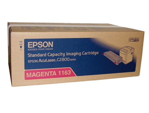 Toner Epson aculaser c2800 magenta -2000 pag- C13S051163, imagen 2 mini