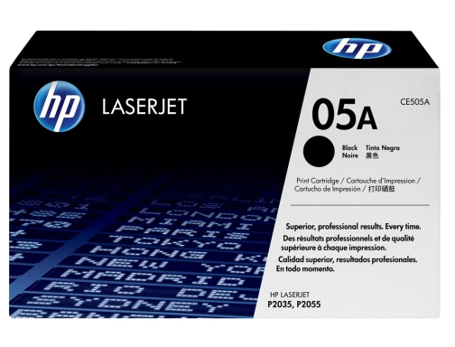 Toner HP 05a Laserjet CE505A negro 2.300 pag, imagen 2 mini