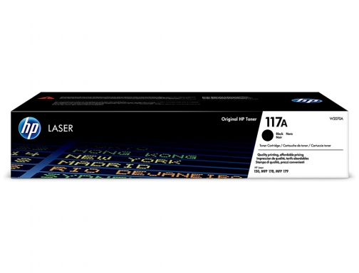 Toner HP 117a laser color 150a 150nw 178nw 178nwg 179fnw negro 1000 W2070A, imagen 2 mini