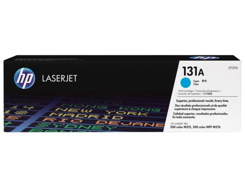 Toner HP 131a Laserjet m251 m276 cian 1800 pag CF211A, imagen 2 mini