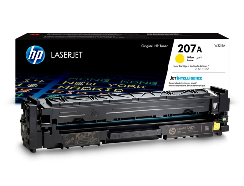 Toner HP 207a HP Laserjet pro m255dw m255nw m282nw m283fdn amarillo 1250 W2212A, imagen 4 mini