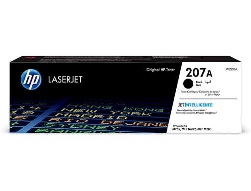 Toner HP 207a Laserjet m255 MFP m282 MFP m283 negro 1350 paginas W2210A, imagen 2 mini