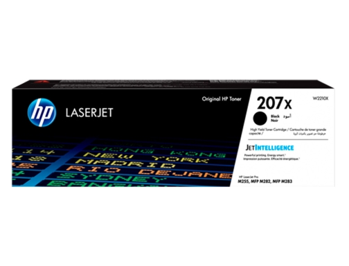 Toner HP 207x color Laserjet pro m282nw m283fdn m283fdw negro 3.150 paginas W2210X, imagen 2 mini