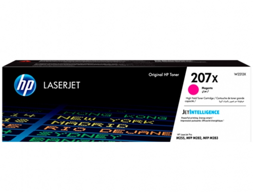 Toner HP 207x color Laserjet pro m282nw m283fdn m283fdw magenta 2.450 paginas W2213X, imagen 2 mini