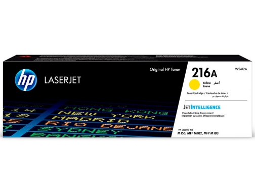 Toner HP 216a Laserjet pro m155 MFP m182n MFP m183fw amarillo 850 W2412A, imagen 2 mini