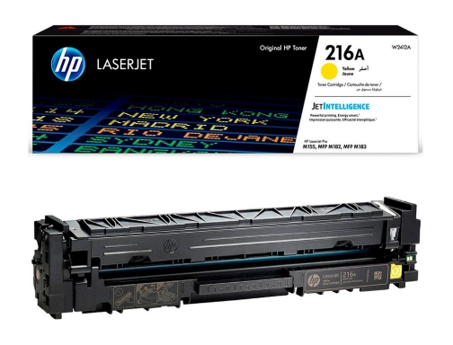 Toner HP 216a Laserjet pro m155 MFP m182n MFP m183fw amarillo 850 W2412A, imagen 4 mini