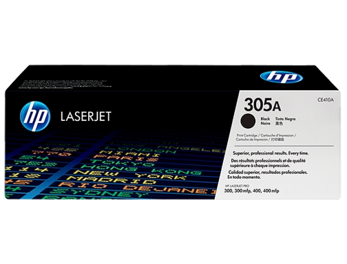 Toner HP 305a Laserjet m351 m451 m375 m475 negro 2200 pag CE410A, imagen 2 mini