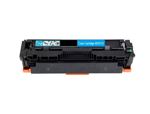 Toner HP 415a para HP color Laserjet pro m454 MFP m479 cian W2031A , azul cian, imagen 3 mini