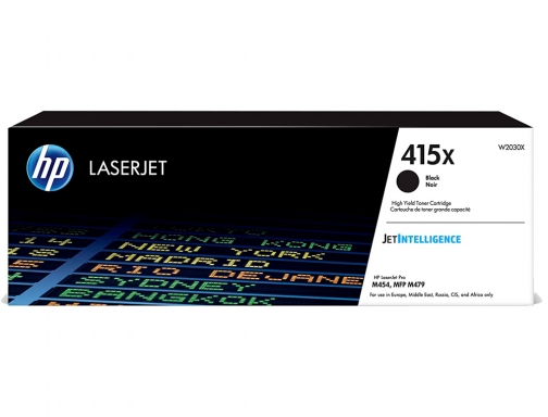 Toner HP 415x laser color m454 MFP m479 negro 7500 paginas W2030X, imagen 2 mini