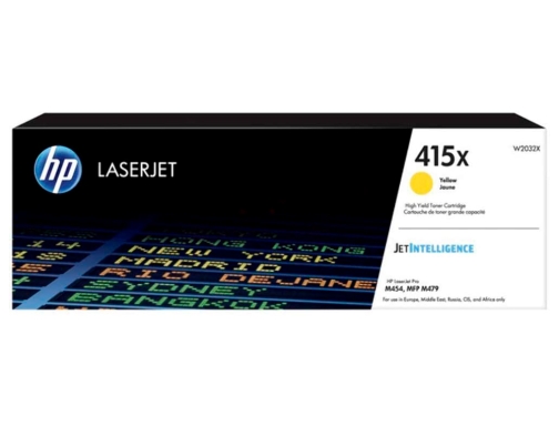 Toner HP 415x laser color m454 MFP m479 amarillo 6000 paginas W2032X, imagen 2 mini