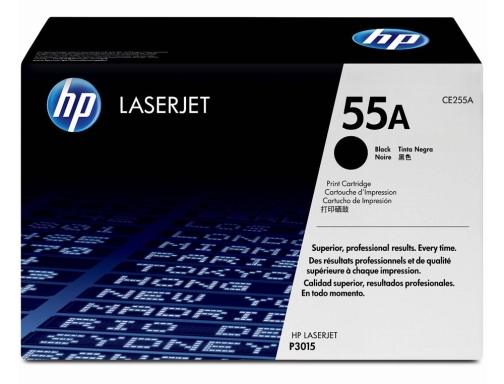 Toner HP 55a negro -6000pag- p3015x CE255A, imagen 2 mini