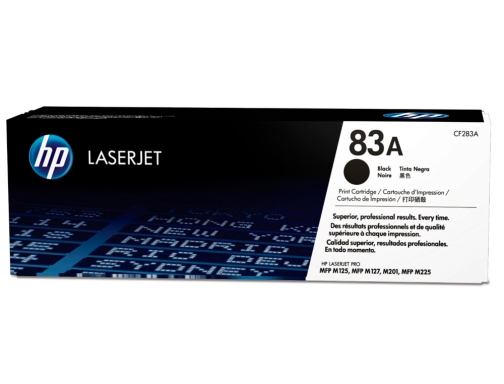 Toner HP 83a Laserjet pro MFP m127 m125 negro 1500 pag CF283A, imagen 2 mini