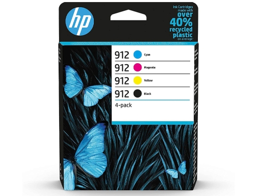 Toner HP 912 -6zc74ae multi pack negro cian magenta amarillo, imagen 2 mini