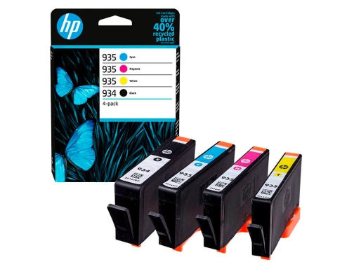 Toner HP 934 935 y 6ZC72AE multi pack negro cian magenta amarillo, imagen 3 mini