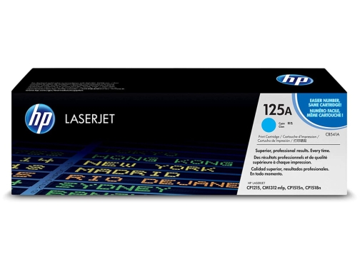 Toner HP CB541A color Laserjet cp-1215 cp-1515 cp-1518 cian with colorsphere -1.400pag-, imagen 2 mini