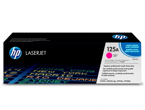 Toner HP CB543A color Laserjet cp-1215 cp-1515 cp-1518 magenta with colorsphere -1.00pag-, imagen 2 mini