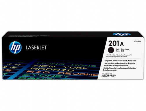 Toner HP color Laserjet pro MFP m277 m274 m252 negro 1500 paginas CF400A, imagen 2 mini