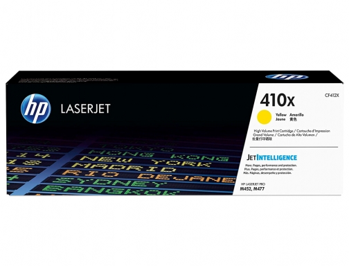 Toner HP color Laserjet pro m377 m452 MFP m477 amarillo 5000 paginas CF412X, imagen 2 mini