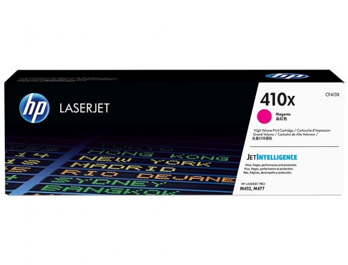 Toner HP color Laserjet pro m377 m452 MFP m477 magenta 5000 paginas CF413X, imagen 2 mini