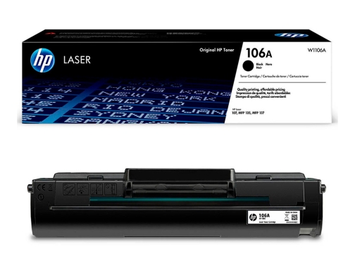 Toner HP laser 107a w, MFP 135anegro 106a W1106A, imagen 4 mini