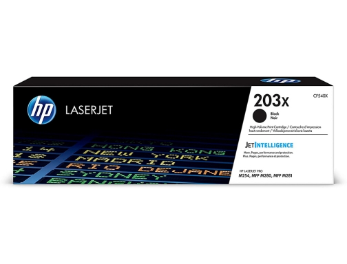 Toner HP Laserjet 203x m254dw 280nw 281fdw 3200 paginas CF540X, imagen 2 mini