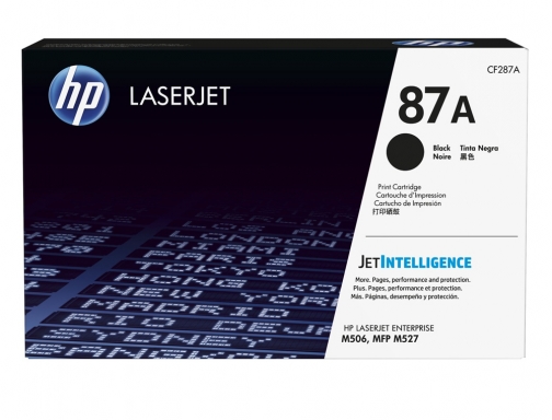 Toner HP Laserjet CF287A m506 MFP m527 negro 9000 pag, imagen 2 mini