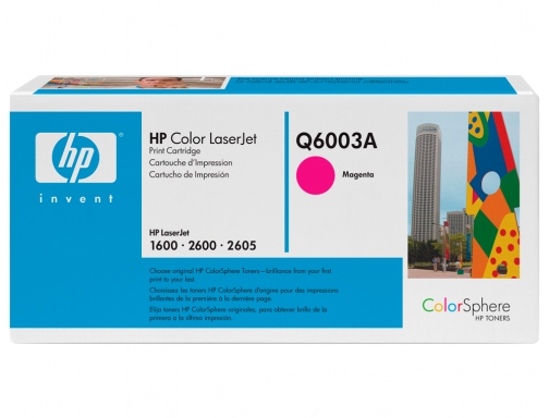 Toner HP Laserjet color 1600 2 600 2605 serie cm1015MFP Q6003A, imagen 2 mini
