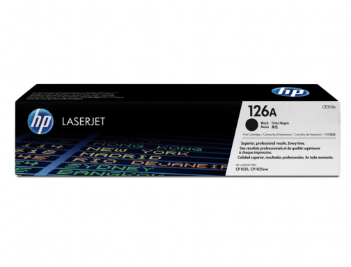 Toner HP Laserjet cp1025 MFP m175a CE310A negro -1200 pag-, imagen 2 mini
