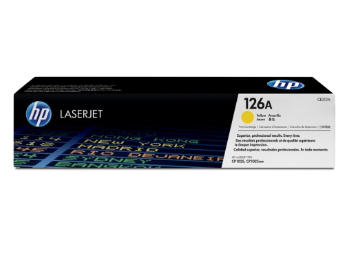 Toner HP Laserjet cp1025 MFP m175a CE312A amarillo 1000 pag, imagen 2 mini