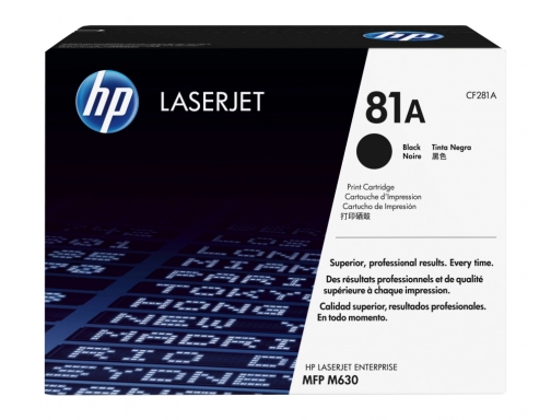 Toner HP Laserjet n.81 MFP m630 negro 10.500 paginas CF281A, imagen 2 mini