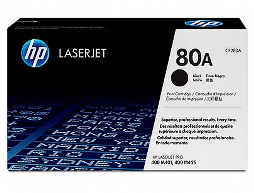 Toner HP Laserjet negro CF280A 2700 pag, imagen 2 mini