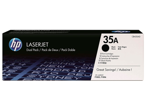 Toner HP Laserjet p1005 1006 negro -1.500 pag. - 35a CB435A, imagen 2 mini