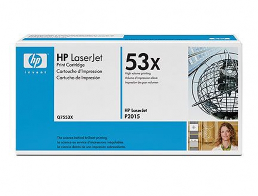 Toner HP Laserjet p2015 negro -7.000 pag- Q7553X, imagen 2 mini
